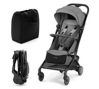 Kinderkraft Cochecito PILOT 2 – Silla de paseo deportiva plegable, UPF 50+, arnés 5 puntos, gris