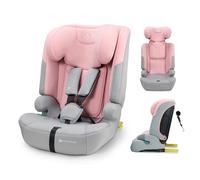 Kinderkraft SAFETY FIX 3 PRO, Silla de Coche i-Size 76-150 cm, ISOFIX, Top Tether, Protección Lateral H-GUARD, Arnés 5 Puntos, Funda Lavable, Fácil Instalación, Rosa