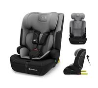 Kinderkraft SAFETY FIX 3 PRO, Silla de Coche i-Size 76-150 cm, ISOFIX, Top Tether, Protección Lateral H-GUARD, Arnés 5 Puntos, Funda Lavable, Fácil Instalación, Gris