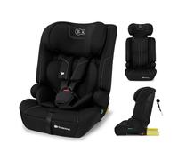 Kinderkraft SAFETY FIX 3 PRO, Silla de Coche i-Size 76-150 cm, ISOFIX, Top Tether, Protección Lateral H-GUARD, Arnés 5 Puntos, Funda Lavable, Fácil Instalación, Negro