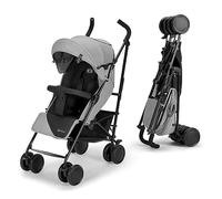 Kinderkraft Silla de Paseo SIESTA, Carrito paraguas, Posición tumbada, Plegable, hasta 22 kg, Gris