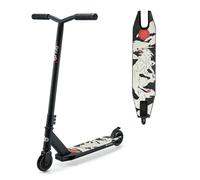 Kinderkraft Solis Patinete a Partir de 5 Años, Patinete para Niños de hasta 100 kg, Patinete, Freno de Acero, Negro