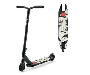 Kinderkraft Solis Patinete a Partir de 5 Años, Patinete para Niños de hasta 100 kg, Patinete, Freno de Acero, Negro