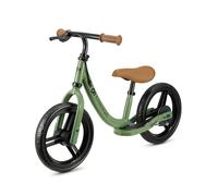 Kinderkraft Space 2 Bicicleta sin Pedales, Bicicleta Niño 2 años, Bicicleta 2 Ruedas, Sillín Ajustable, con Freno, Ligera, 3.6 kg, Ruedas 28 cm de diámetro, 35 kg, Verde
