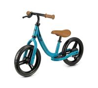 Kinderkraft Space 2 Bicicleta sin Pedales, Bicicleta Niño 2 años, Bicicleta 2 Ruedas, Sillín Ajustable, con Freno, Ligera, 3.6 kg, Ruedas 28 cm de diámetro, 35 kg, Azul