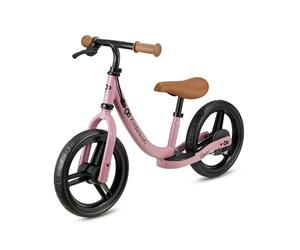 Kinderkraft Space 2 Bicicleta sin Pedales, Bicicleta Niño 2 años, Bicicleta 2 Ruedas, Sillín Ajustable, con Freno, Ligera, 3.6 kg, Ruedas 28 cm de diámetro, 35 kg, Rosa
