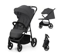 Kinderkraft TRIG 3, Silla de Paseo Ligera, Ajustable, hasta 22 kg, Gris