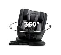 Kinderkraft XPEDITION 2 I-Size, Silla de coche, Isofix, Silla coche bebé, para niños, Ajustable, 5 posiciones, Sillade, para coche, Asiento de coche, Giratoria 360º, Grupo 0+/1/2/3, 0-36 kg, Negro