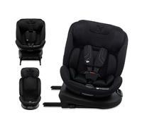 Kinderkraft XPEDITION 3 I-Size 40-150 cm, Silla coche bebé, para niños, Asiento giratorio 360º, Isofix base, Ajuste de la reclinación del respaldo, Protección lateral, Grupo 0+/1/2/3, 0-36 kg, Negro