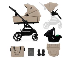 Kinderkraft Yoxi 3in1 Sand Beige Carro de bebé urbano
