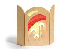 Kinderkram Wooden Silhouette - Birth of Jesus (Joseph & Mary, (Importación USA)