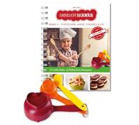 Kinderleichte Becherküche - Plätzchen, Kekse, Cookies & Co.: Backset inkl. 3-teiliges Messbecher-Set