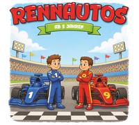 Kindermalbuch Rennautos: ab 5 Jahren: Ein tolles Malbuch mit aufregenden Rennautomotiven - für Kinder von 5 bis 8 Jahren