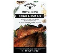 Kinder's Butcher's Brine and Rub Kit, Includes Buttery Poultry Rub, Butcher's Master Brine Mix and Heavy Duty Brine Bag for up to a 20lb Turkey, 11.25oz Kit