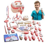 Kinderspeelgoed - Rollenspel voor 3-jarige jongens, Set met Licht en geluid | Kofferontwerp Rol, Speelset Dokterspeelset Kinderen, Doe-het-zelf dokter, Multifunctioneel, met Licht en geluid voor
