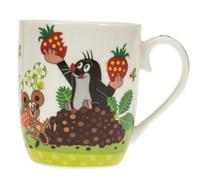 Kindertasse Der kleine Maulwurf Erdbeere: Geschenktasse aus Porzellan