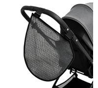 Kinderwagen Organizer Netz Tasche - Universelle Kinderwagen Aufbewahrung | Verstellbare Nylon Stroller Tasche Mit Atmungsaktivem Mesh Für Snacks Spielzeug Flaschen Windeln