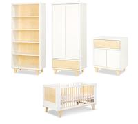 Kinderzimmer-Set Lydia Babyzimmer-Set 4-teilig Cama Cuna Blanco Pino
