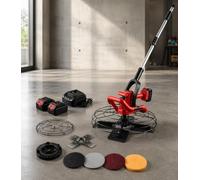 Kindevieft Fratasadora eléctrica - 2 baterías 30000mah
