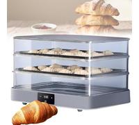 Kindevieft Máquina de fermentación de Pan, Kit para Hacer Pan de Masa Madre, Temperatura de 20 a 45 °C y Control automático de Humedad, Temporizador de 24 Horas para fermentación de Yogur.