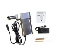 Kindevieft MáQuina EléCtrica De Rastas, MáQuina De Rastas De Mano, MáQuina De Rastas PortáTil para Locs, MáQuina De Rastas InstantáNea AutomáTica, MáQuina De Rastas De Mano De Acero Inoxidable,16mm