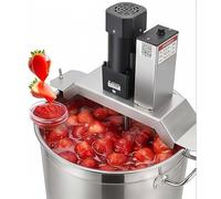 Kindevieft Olla de cocción automática con agitador/Olla de Calentamiento Directo con agitador automático: para mermeladas, Salsas, Rellenos 25L