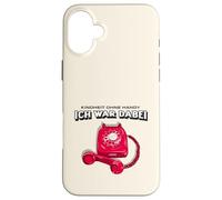 Kindheit Ohne Handy Ich War Dabei (alemán) Carcasa para iPhone 16 Plus