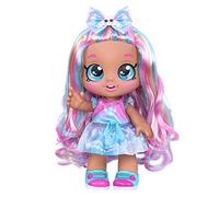 Kindi Kids Pearlina Summer Ice Cream Scented Big Sister Official 10 Inch Toddler Doll with Bobble Head, Big Glitter Eyes, Changeable Clothes and Removable Shoes