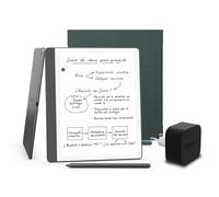 Kindle Scribe (versión 2024) de 16 GB, una funda de cuero Amazon Premium y un adaptador de corriente Amazon Powerfast de 9 W