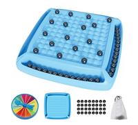 KINDLUME Ajedrez Magnético, Juego de Mesa con Imanes y Bolsa de Almacenamiento, Juego de Lógica Portátil, para Niños y Adultos Mayores de 8 Años para Viajes, Camping, Fiestas