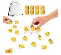 KINDLUME Ajedrez Magnético, Juego Magnético, Juego de Imanes, Ajedrez Magnético Portátil, con 20 Piezas Magnéticas Doradas y Bolsa de Viaje, Juego de Mesa de Estrategia, para Niños, Adultos, Familia