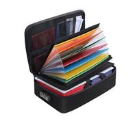 KINDLUME Bolsa Ignífuga para Documentos a4 5200℉ Con Cerradura De Combinación, Resistente Al Fuego y Al Agua, Organizador Para Hogar y Oficina, 36x27x10cm, para Documentos Importantes, Papeles