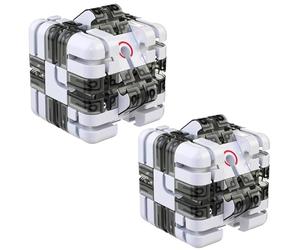 KINDLUME Juego De 2 Cubo Laberinto 3D, Puzzle 3D con Bolas Rodantes, Juguete Educativo De Alta Complejidad para Entrenamiento Cerebral y Desarrollo De Lógica, para Adultos y Adolescentes