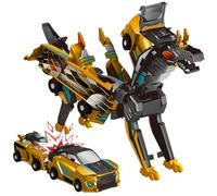 KINDLUME Robot Juguete, Transformable Juguete, Regalos para Niños de 5 Años, Juguete Magnético, Juguete de Transformación 2 en 1, para Desarrollo Creativo, Regalo Infantil