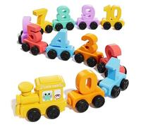 KINDLUME Tren Magnético de Números, Juguetes para Niños Educativo 2 Años, Tren Juguete Niño con Números 0-10, Juguetes Niño y Tren de Juguete, para como Regalo, Juego de Imaginación