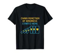 Kindness Chain Reaction Community Pride Graphic Digital Tech Camiseta