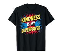 Kindness is My Superpower Anti Bullying Be Kind Comic Kids Camiseta