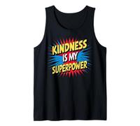 Kindness is My Superpower Anti Bullying Be Kind Comic Kids Camiseta sin Mangas