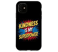 Kindness is My Superpower Anti Bullying Be Kind Comic Kids Carcasa para iPhone 11