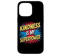 Kindness is My Superpower Anti Bullying Be Kind Comic Kids Carcasa para iPhone 14 Pro MAX
