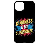 Kindness is My Superpower Anti Bullying Be Kind Comic Kids Carcasa para iPhone 15 Plus