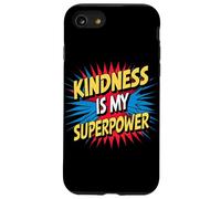 Kindness is My Superpower Anti Bullying Be Kind Comic Kids Carcasa para iPhone SE (2020) / 7/8