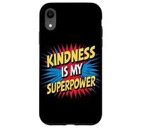 Kindness is My Superpower Anti Bullying Be Kind Comic Kids Carcasa para iPhone XR