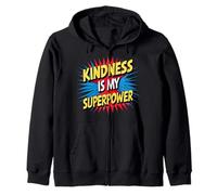 Kindness is My Superpower Anti Bullying Be Kind Comic Kids Sudadera con Capucha