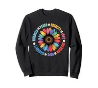 Kindness Peace Equality Love Inclusion Diversity Sudadera