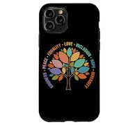 Kindness Peace Equality Love Inclusion Hope Diversity Retro Carcasa para iPhone 11 Pro