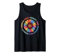 Kindness Peace Equality Love Inclusion Hope Diversity Unity Camiseta sin Mangas