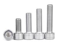 KINDOYO 20 Piezas Tornillos Cilíndricos M5 x 20mm con Hexágono Interior de Acero Inoxidable A2 V2A - Tornillos de Máquina para Máquinas Industriales, Vehículos de Motor, Construcción