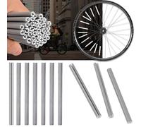 KINDOYO 36 Piezas Reflector de Radios para Bicicleta - Tubo Reflector de Rueda de Bicicleta de Visibilidad de 360°, Clip Reflectante de Ciclismo Impermeables para Ciclismo Nocturno