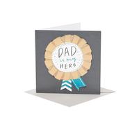 Kindred - Tarjeta del día del padre con texto en inglés "Dad Is My Hero